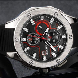 Sports Silicone Strap Watch 