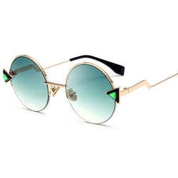 Steampunk Round Mirror Sunglasses 