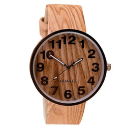 Wood Grain Leather WatchDefault Title 